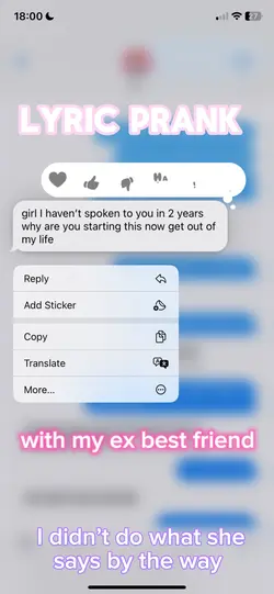 Lyric prank w ex bsf