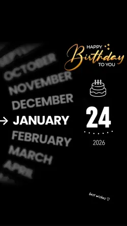 hbd 24 january 2026