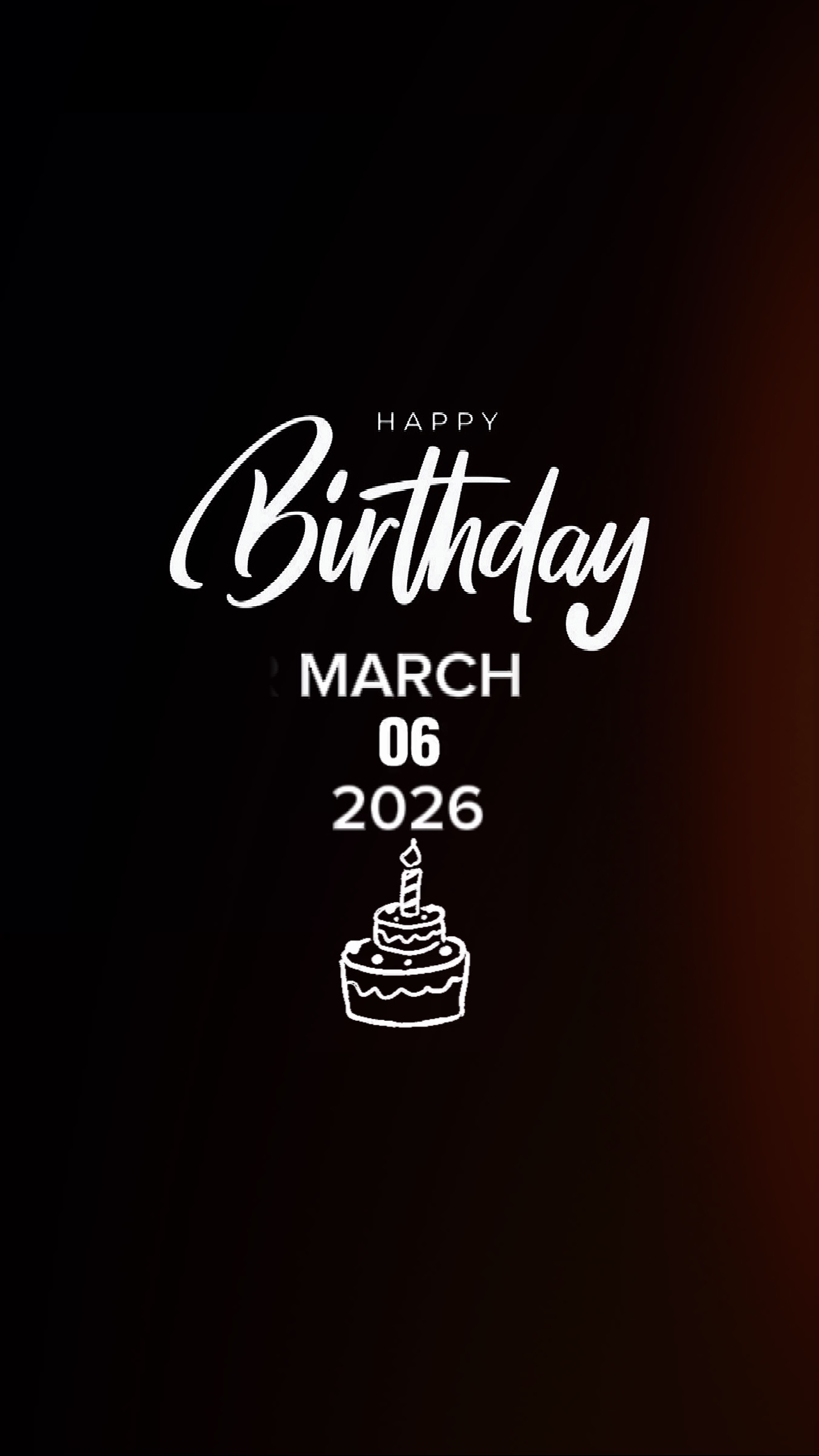 BIRTHDAY 06 MARCH