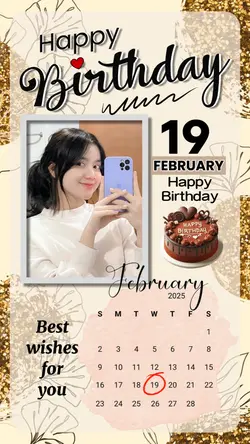 HBD 19 FEBRUARY 2025