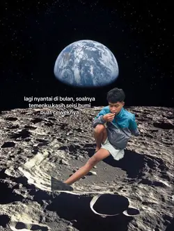 lagi nyantai dibulan