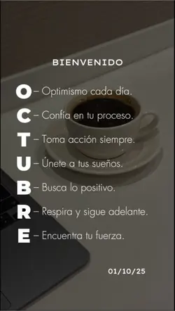 Bienvenido octubre