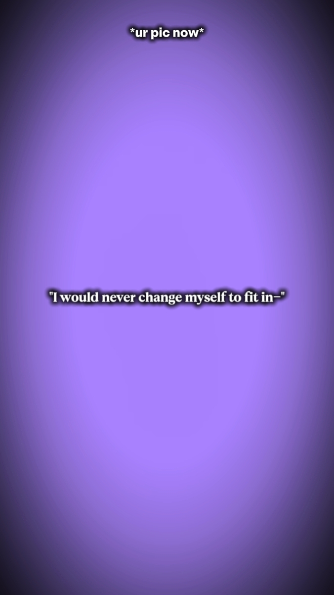 Change myself