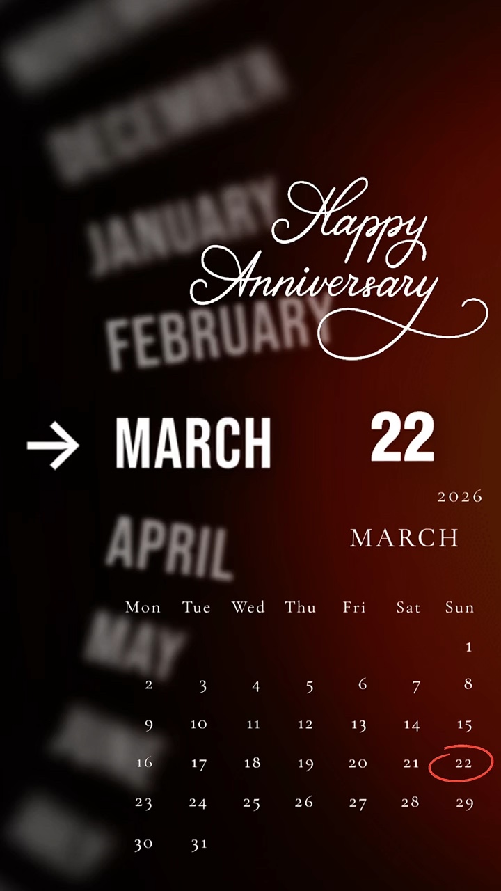 Happy annyversary