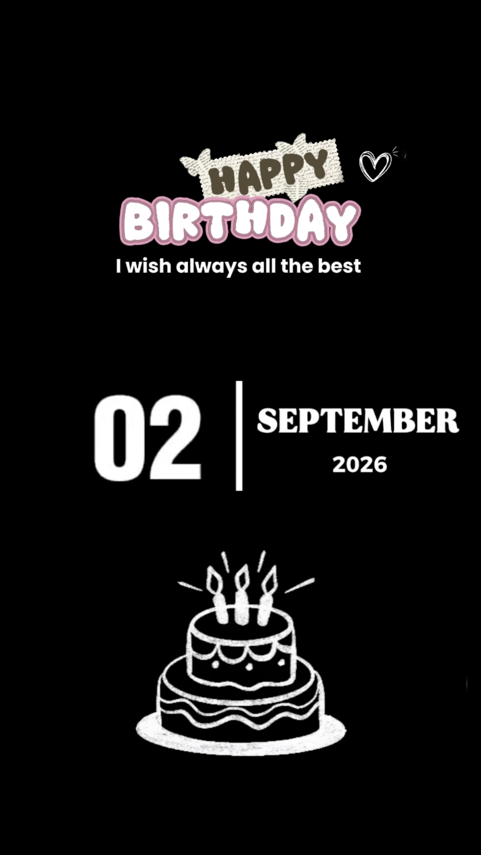 HBD 02 DE SETEMBRO 