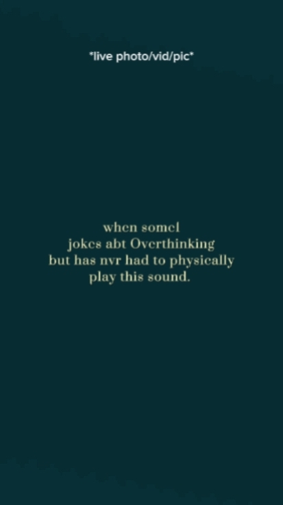 Overthinking