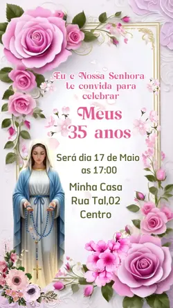 Convite Nossa Senhor