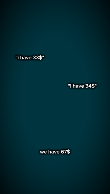 we have 67$
