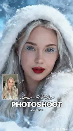 Snow Photoshoot Ai