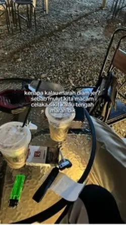 knape kalau marah 