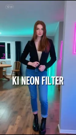 KI Neon Filter