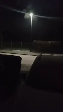 It's snowing