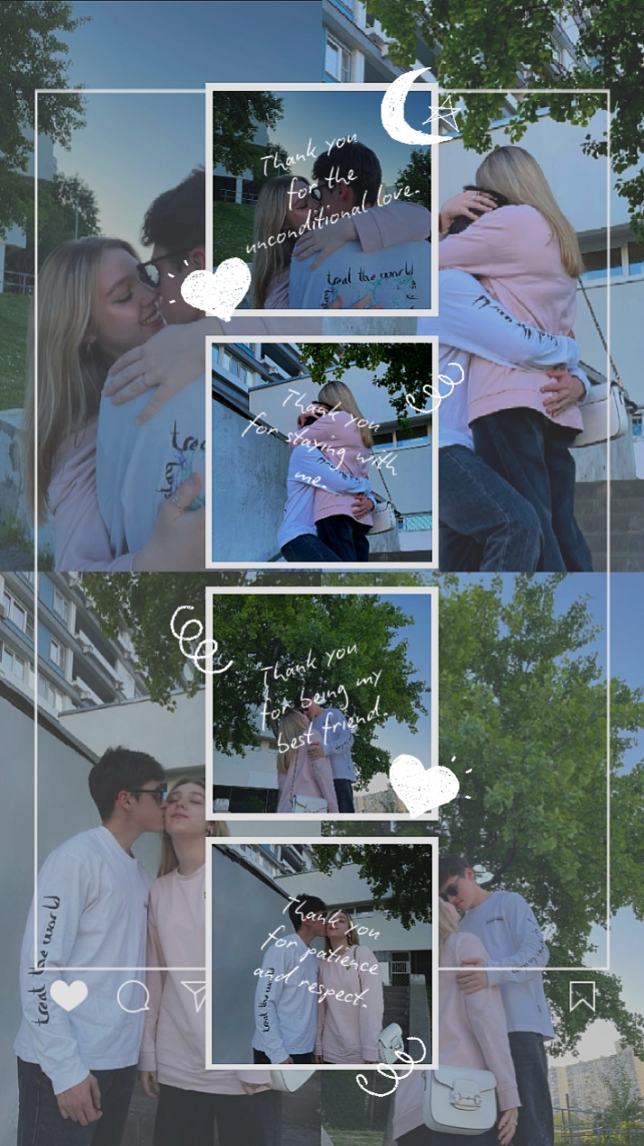 4 Collage De Fotos De Pareja
