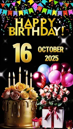 BIRTHDAY 16 OCTOBER