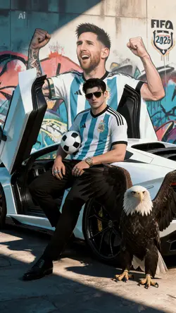 Lionel MessiGraffiti