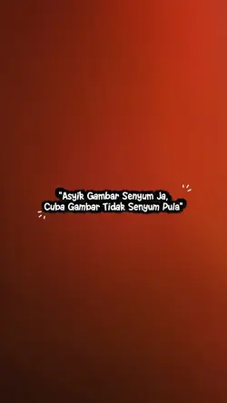 Gambar Tidak Senyum