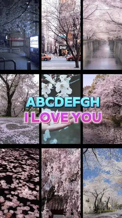 abcdefgh i love you