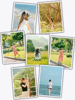 7Pic Aesthetic Frame