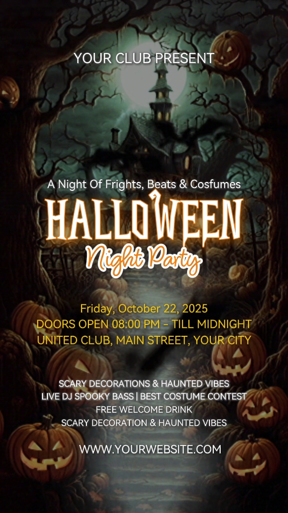 Invitación De Halloween