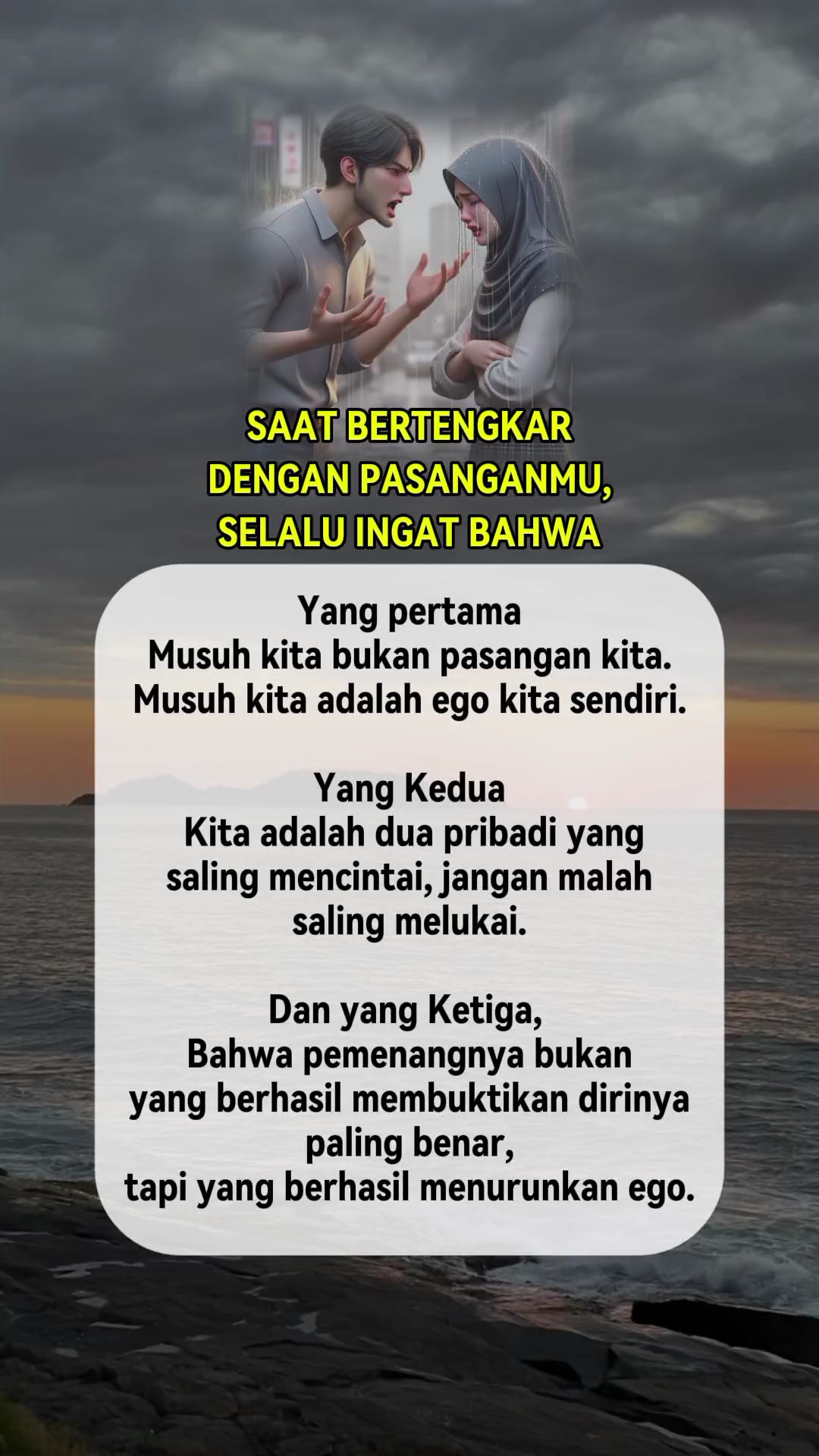 Conseils Saat Bertengkar