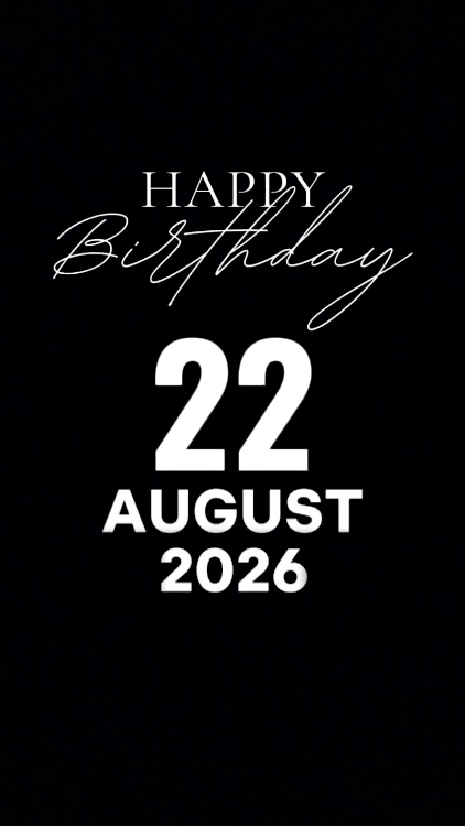 BDAY SON 22 AUGUST 