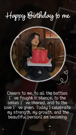 Happy Birthday to me