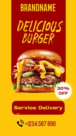 Promotion burger 