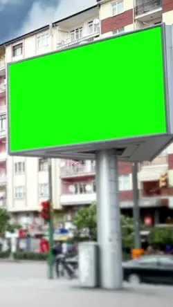 billboard green scre
