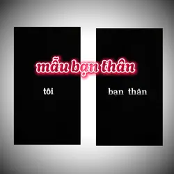 mẫu bạn thân 