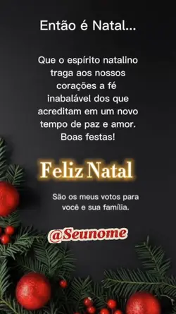 Cartão de natal 
