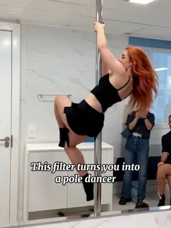 Into pole dancer