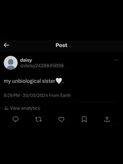 unbiological sister🩷