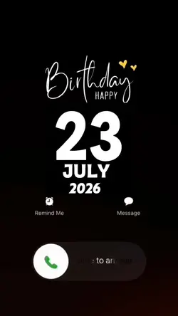 Hbd 23 July 2026