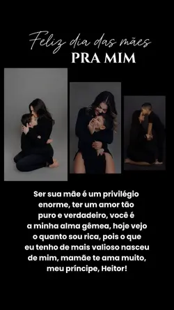 Dia das mães pra mim