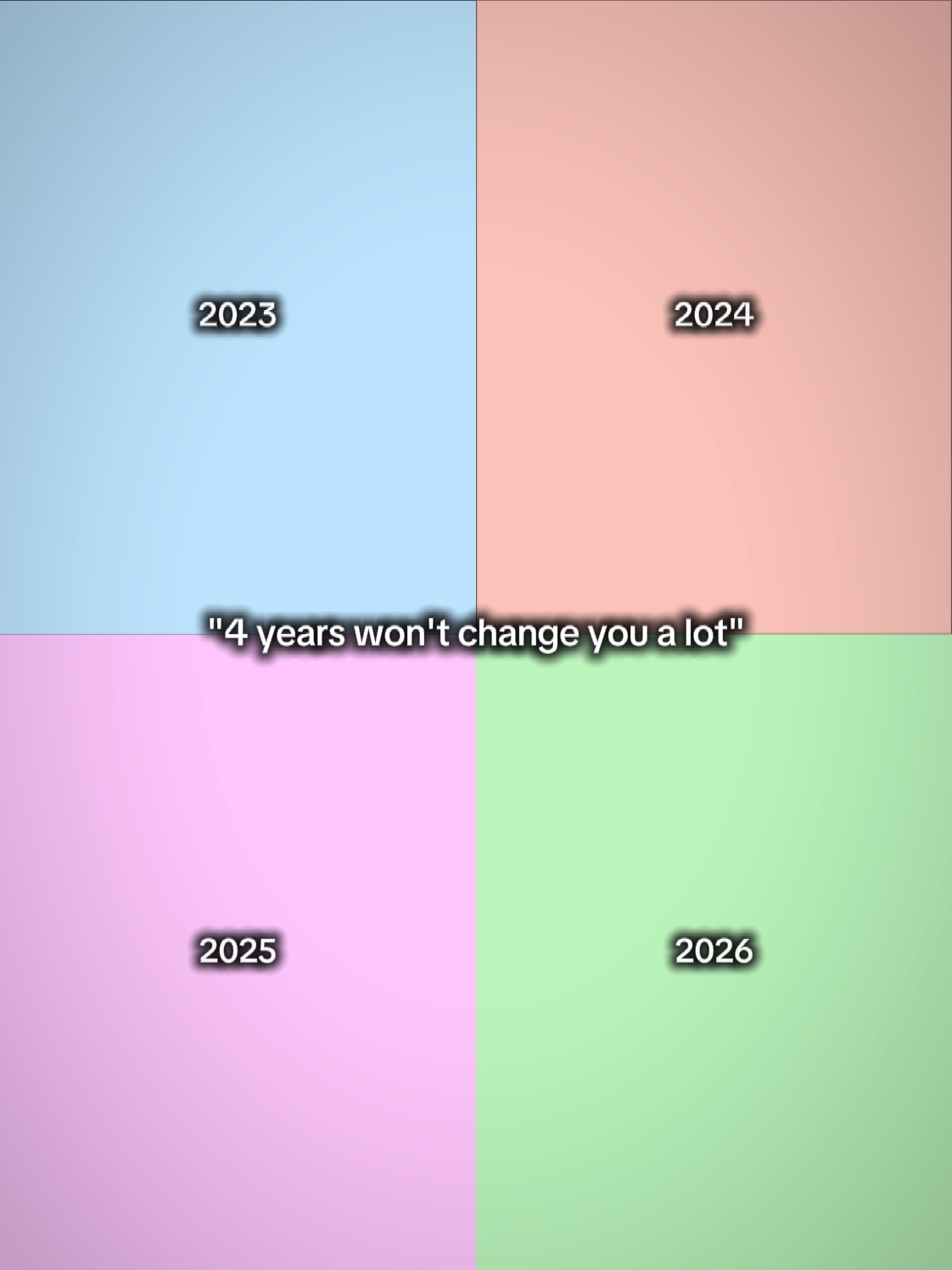 4 Jahre werden sich nicht ändern