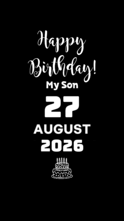 HBD ANAK 27 AGUSTUS 