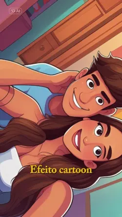 efeito cartoon