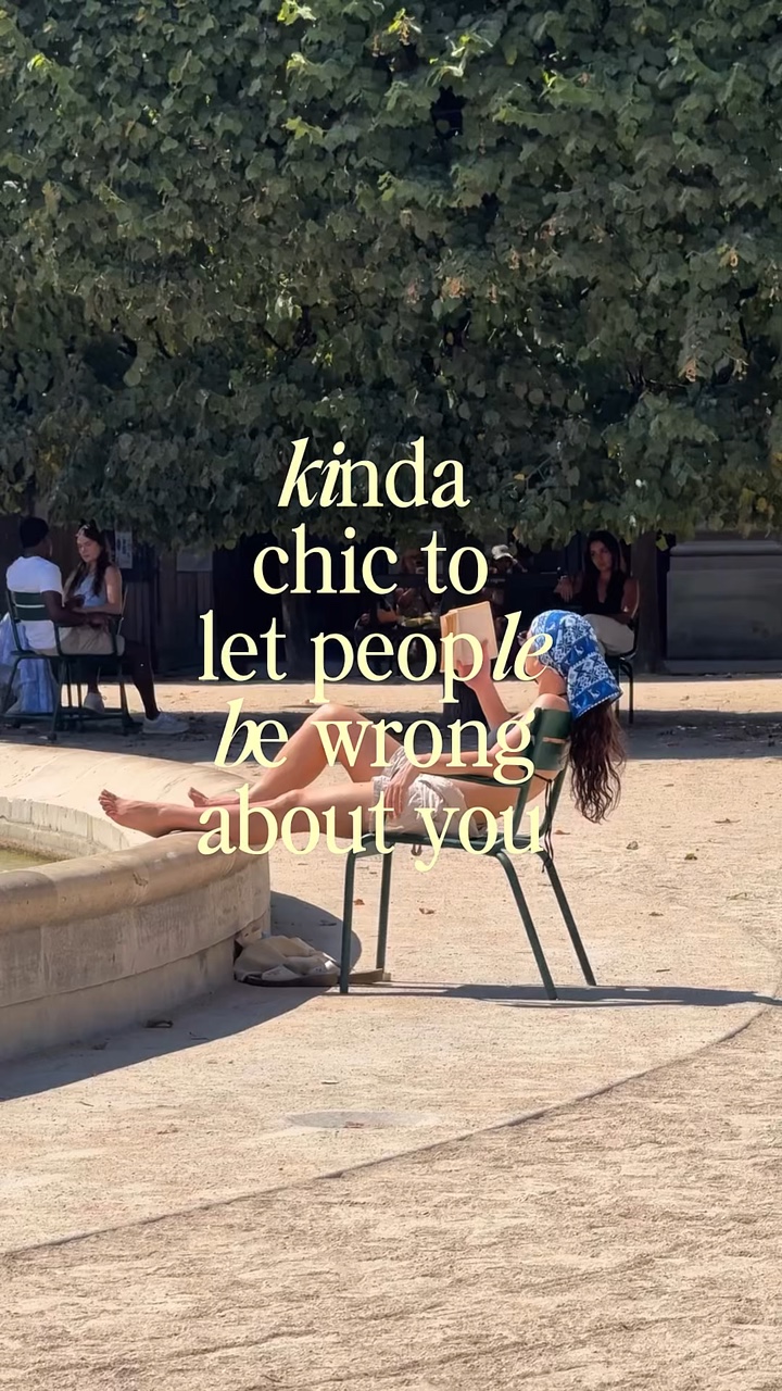 Kinda chic to