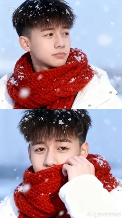 Ghép ảnh AI mùa đông