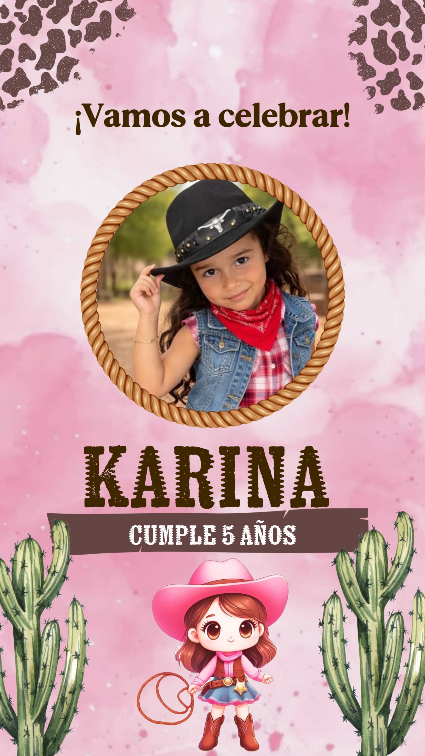 Cumple vaquera 