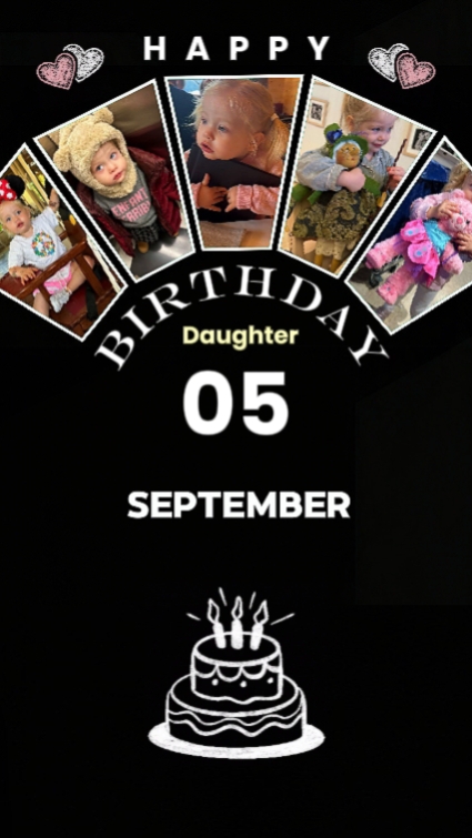 Hbd daughter 5 Septe