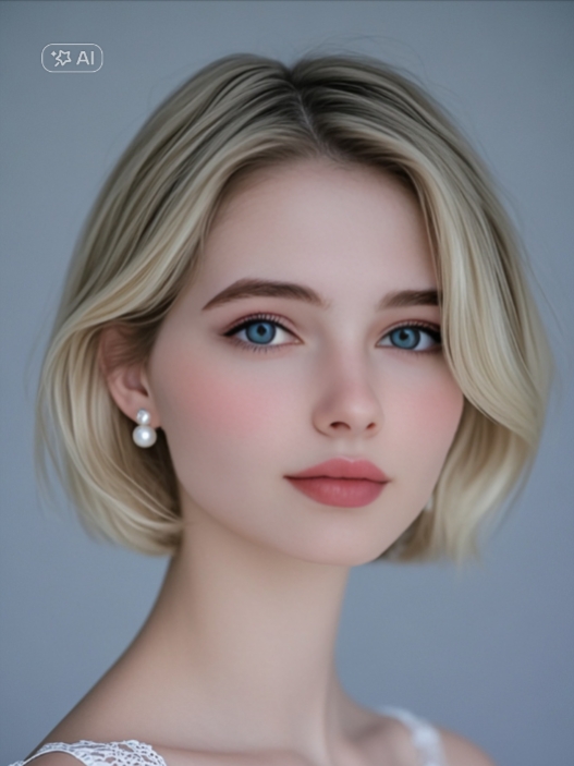 efek rambut blonde 
