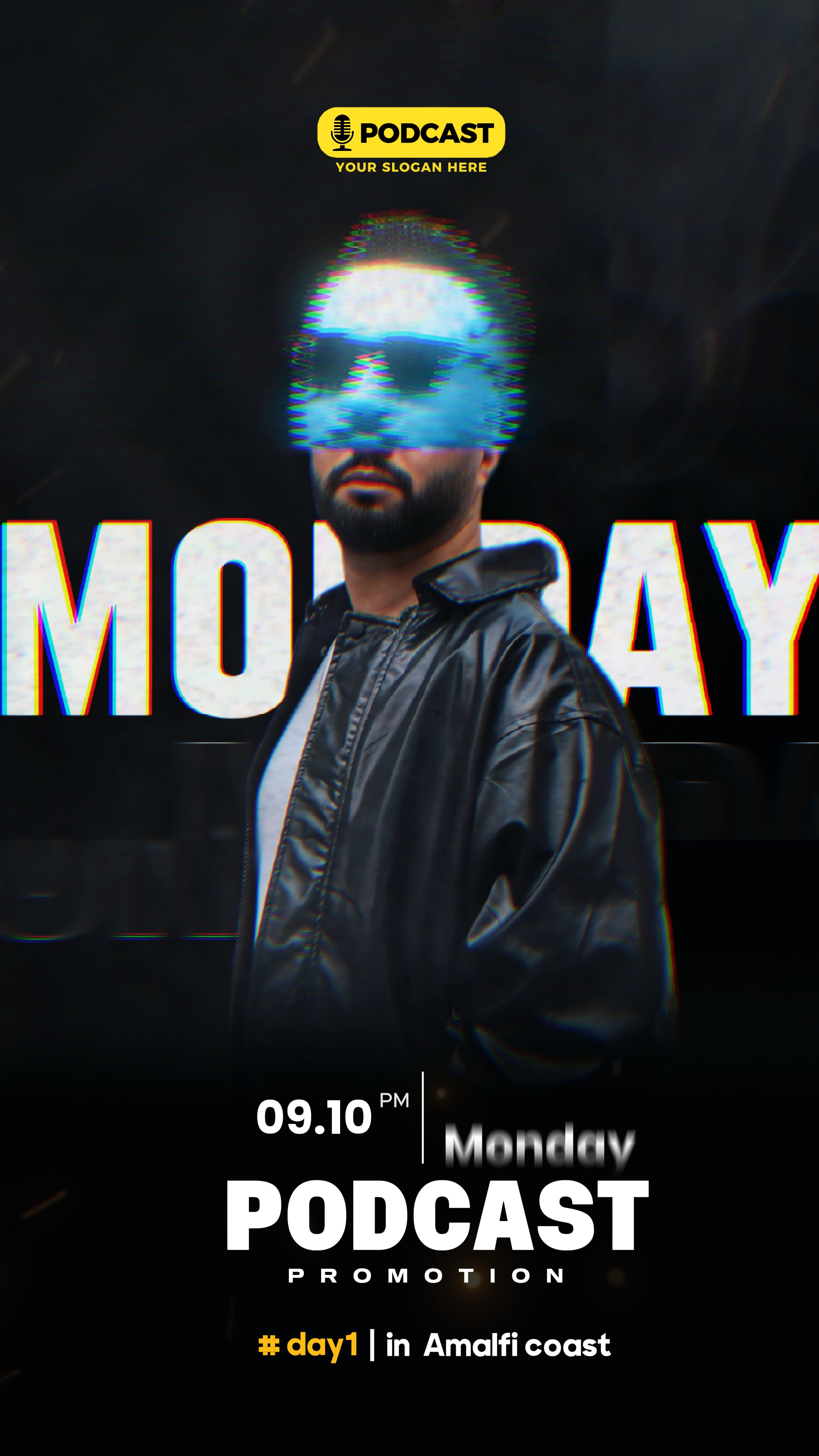 Promoção de podcast 