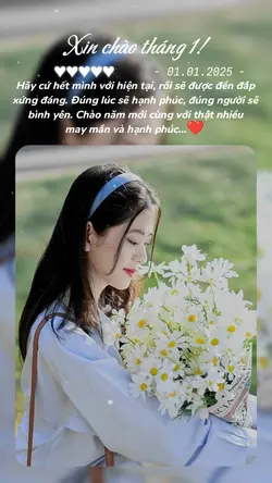 Xin chào tháng 1