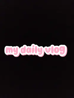  template daily vlog