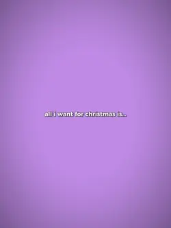 i want for christmas