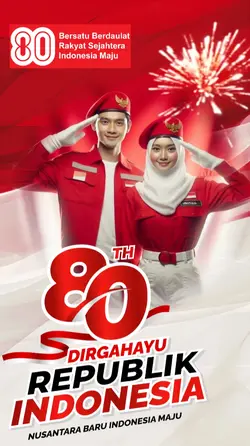 HUT RI 80 TH 