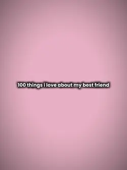 100 things i love!!!