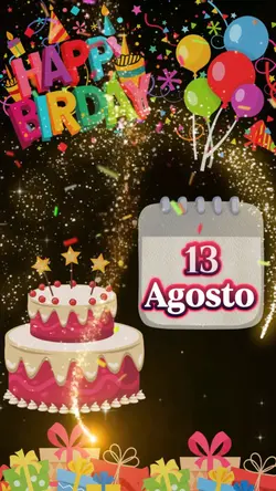 Aniversário 13 Agost