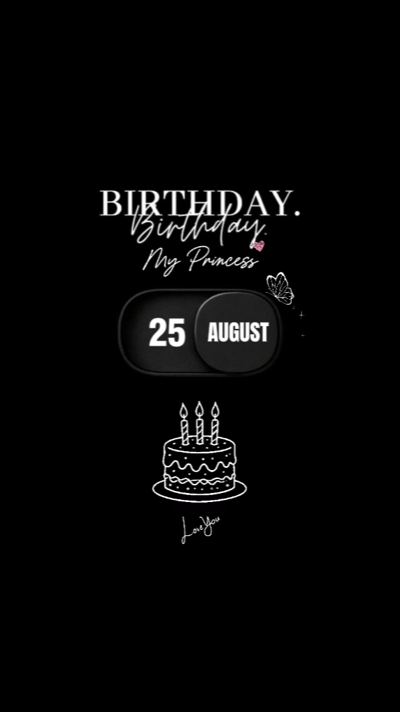DAUGHTER BDAY 25AUG